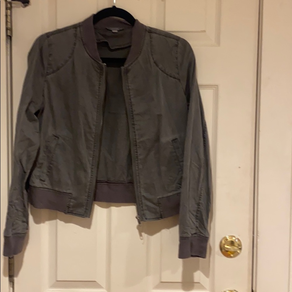 Rubbish grey bomber jacket